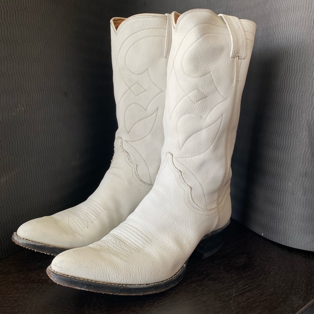 White Cowboy Boots